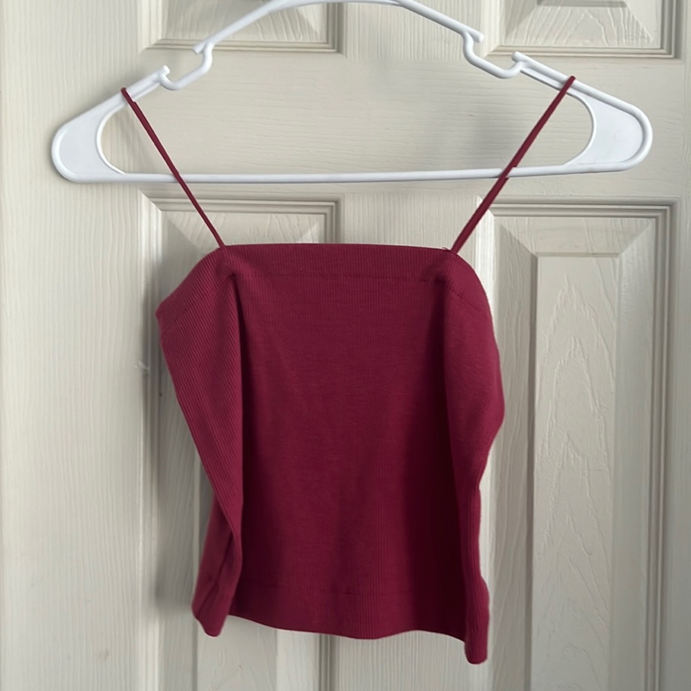 Pink crop top